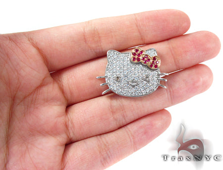 Hello Kitty Ruby Diamond Pendant 27080 - Image 9