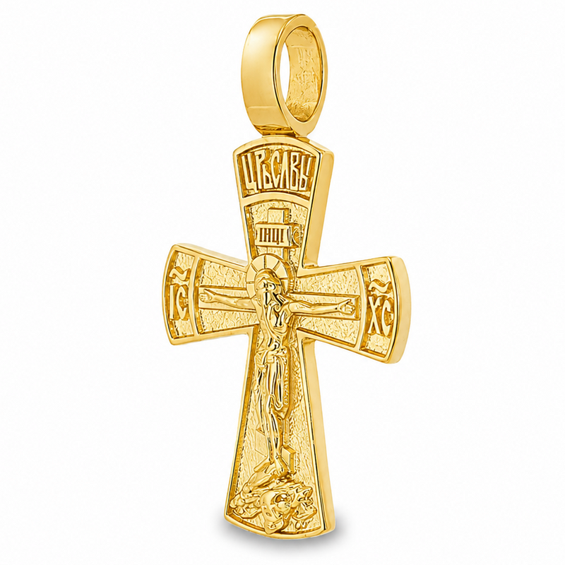 Holy Gold Cross Crucifix 43348