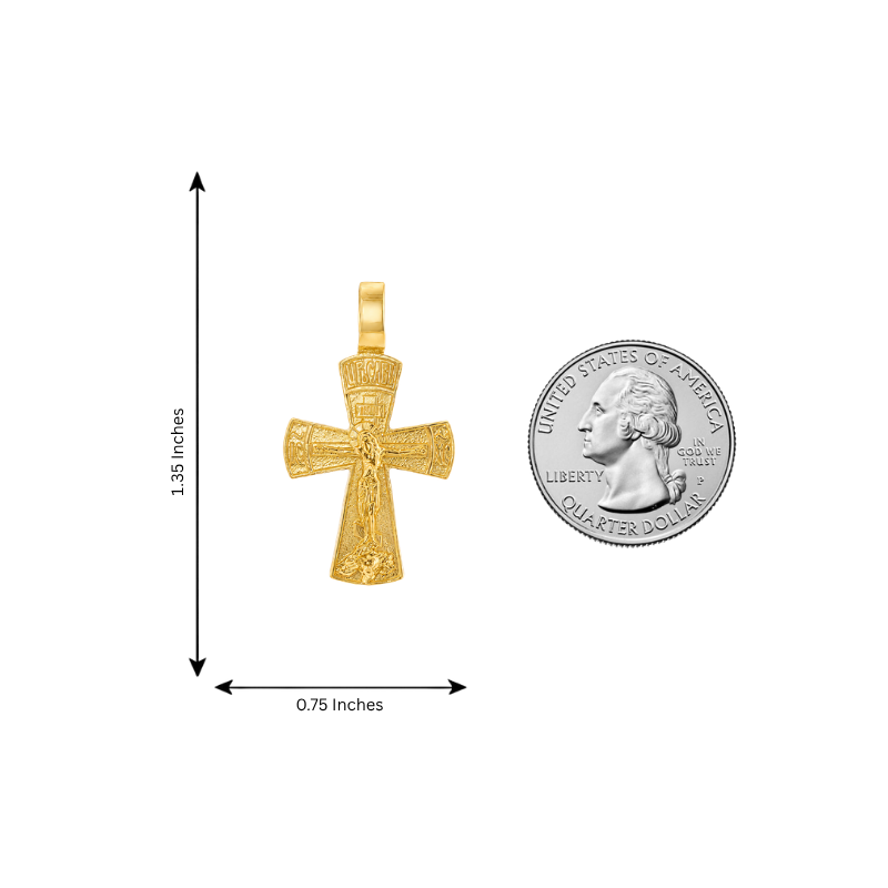 Holy Gold Cross Crucifix 43348