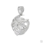 Howling Wolf Diamond Pendant 70645 - Image 2