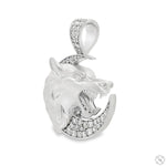 Howling Wolf Diamond Pendant 70645 - Image 4
