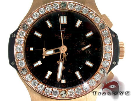 Hublot Classic Fusion Rose Gold Diamonds Watch 27910 - Image 1