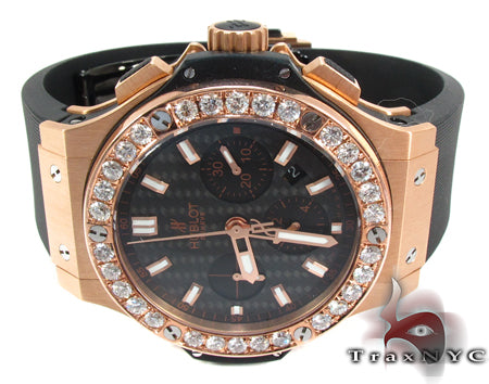 Hublot Classic Fusion Rose Gold Diamonds Watch 27910 - Image 4