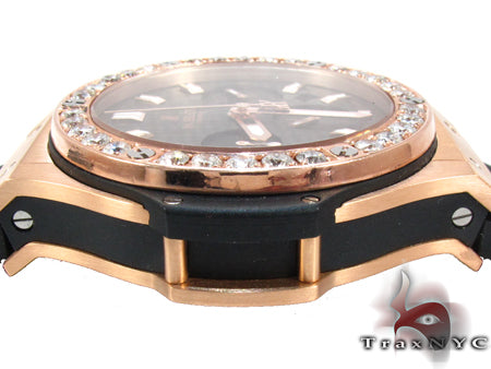 Hublot Classic Fusion Rose Gold Diamonds Watch 27910 - Image 6