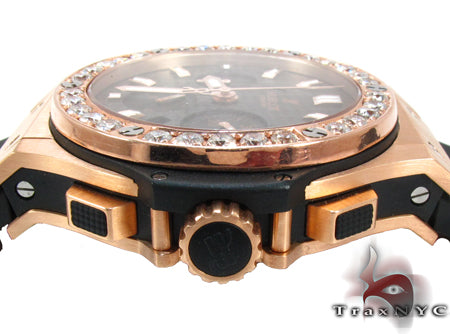 Hublot Classic Fusion Rose Gold Diamonds Watch 27910 - Image 7