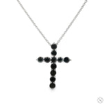 Black Diamond Cross Pendant Set 70899