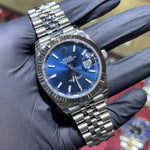 2026 Rolex Datejust 41mm | Stainless Steel | Blue Stick Dial | REF: 126334