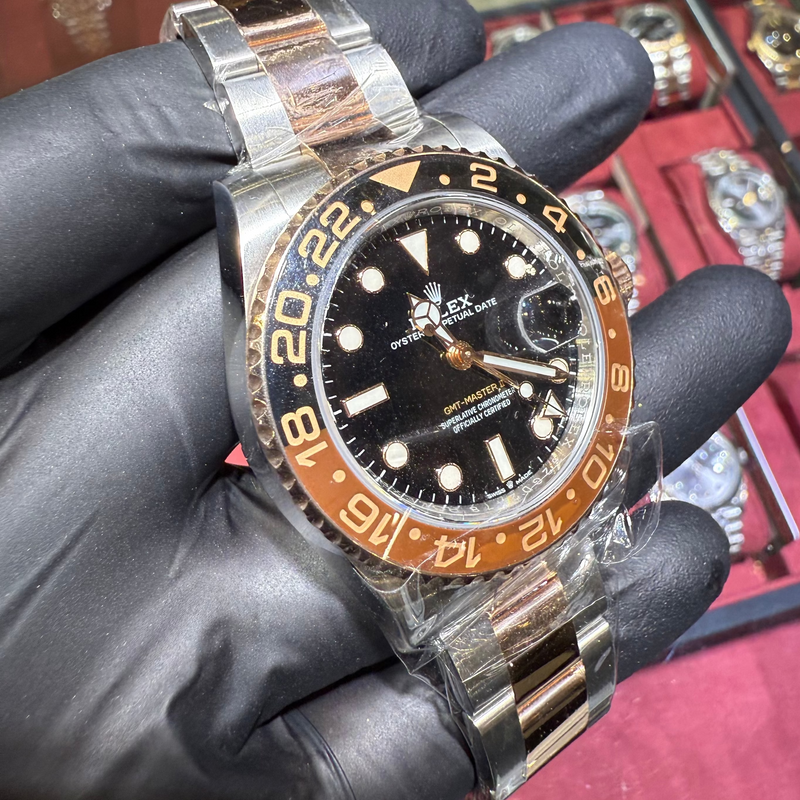 2021 Rolex GMT-Master II | Two Tone Everose|"Root Beer"| 126711CHNR