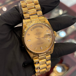 Rolex Day-Date 36mm | 18K Yellow Gold | "Champagne Diamond Dial" | 18238