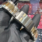 Rolex OysterDate 36mm | Two Tone Gold |  Champagne Stick Dial