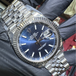 2020 Rolex DateJust 41mm | Stainless Steel || Blue Stick Dial | 126334