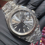 2021 Rolex DateJust 41mm | Stainless Steel | Silver Stick Dial | 126334