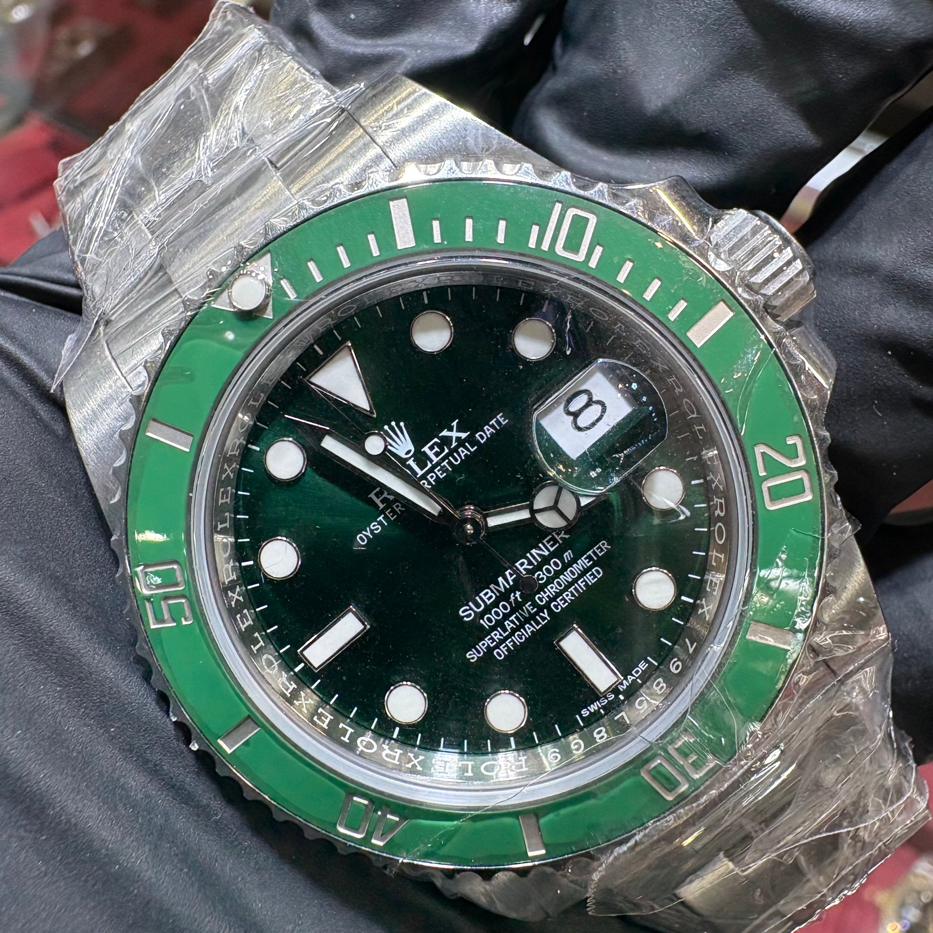 ROLEX SUBMARINER トラベルクロック グリーン 2016 Rolex Submariner 40mm | Stainless Steel | 