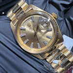 Rolex Day-Date 36mm | 18K Yellow Gold | Champagne Diamond Dial