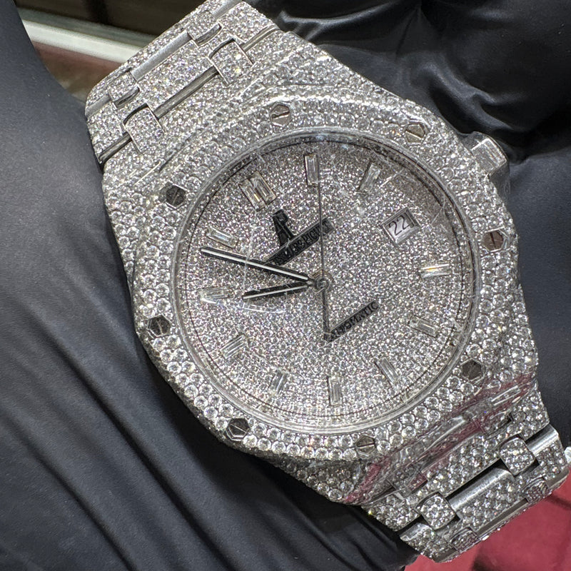 Audemars Piguet Royal Oak | Stainless Steel | Fully Iced Out