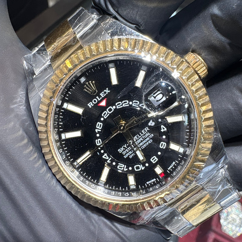 2020 Rolex Sky-Dweller | Two Tone | Black Dial | 326933