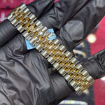 Rolex DateJust 36mm | Two Tone Yellow Gold | Champagne Diamond Computer Dial | 116233G