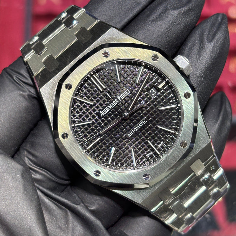 2015 Audemars Piguet Royal Oak 41mm | Stainless Steel | Black Tapisserie Dial | 15400ST 71421