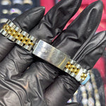 Rolex DateJust 26mm | Two Tone Yellow Gold | Champagne Diamond Dial | 69173
