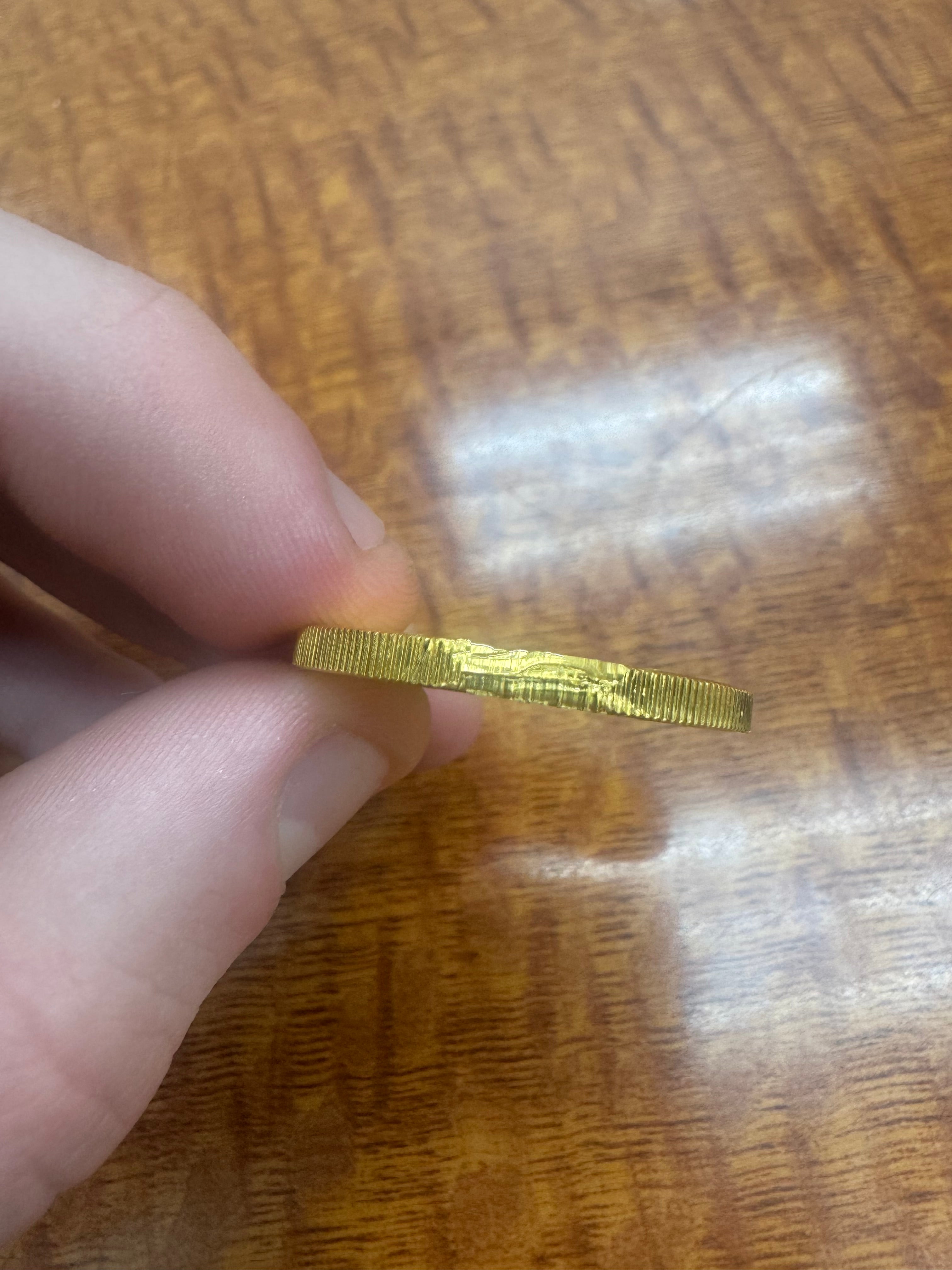 Buy Ashkenazi Clipped 1 Oz Gold Coin 70989 [SOLD OUT] – TraxNYC