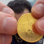 Ashkenazi Clipped 1 Oz Gold Coin 70989 [SOLD OUT]