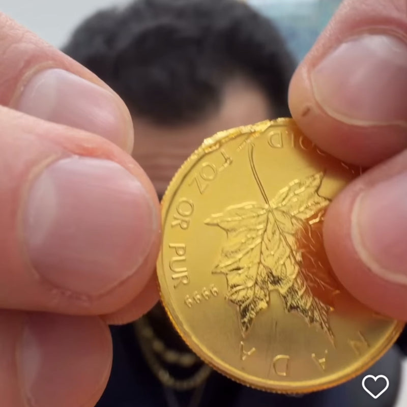 Ashkenazi Clipped 1 Oz Gold Coin 70989 [SOLD OUT]