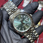 2026 Rolex DateJust 41mm | Oystersteel | Mint Green Stick Dial | REF: 126334