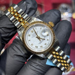 1991 Rolex DateJust 26mm | Two Tone Yellow Gold | White Roman Dial | REF: 69173