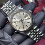 Rolex DateJust 36mm | Oystersteel | Silver Stick Dial | REF: 16014