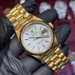 Rolex Day-Date 36mm | 18K Yellow Gold | White Stick Dial | REF: 18038