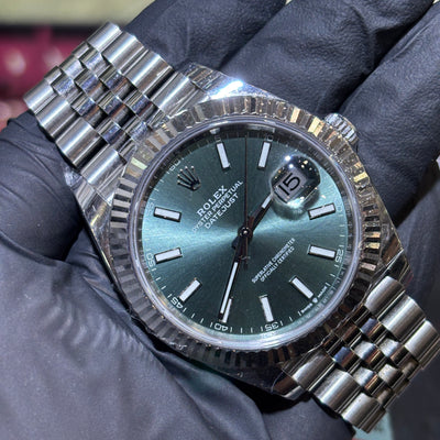2022 Rolex Datejust 41mm | Stainless Steel | Green Dial | REF: 126334