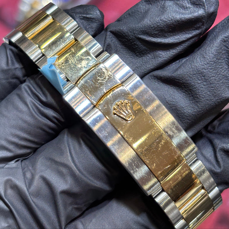 2015 Rolex Datejust 41mm | Two-Tone Stainless Steel and 18K Yellow Gold | Black Roman Dial | REF: 116333