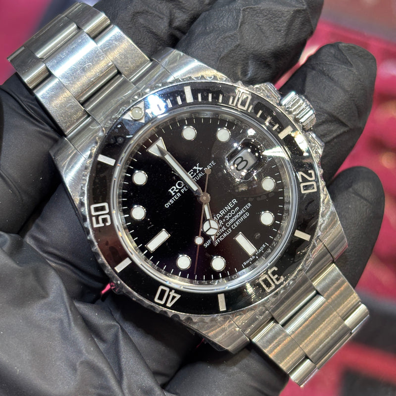 2018 Rolex Submariner 40mm | Oystersteel | Black Stick Dial | REF: 116610LN