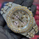 Audemars Piguet Royal Oak Offshore 39mm | Two Tone Yellow Gold | Iced Out Arabic Dial | REF: 3095