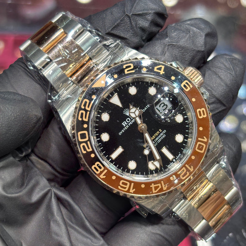 2023 Rolex GMT-Master II 40mm | Two Tone Everose Gold | "Root Beer" | REF: 126711CHNR