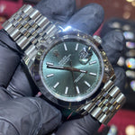 2026 Rolex Datejust 41mm | Mint Green Stick Dial | Oystersteel 71747