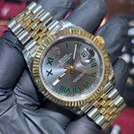 2026 Rolex Datejust 41mm | Two Tone Yellow Gold | "Wimbledon"