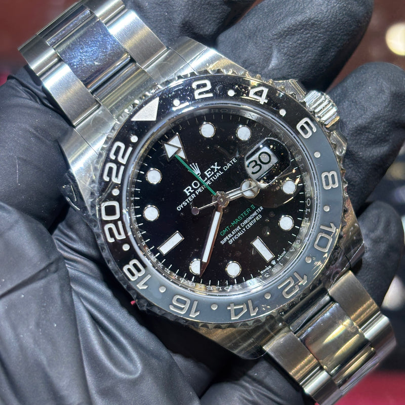 2026 Rolex GMT-Master II 40mm | Oystersteel | "Bruce Wayne" Black Dial 71746