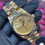 1981 Rolex Day-Date 36mm | 18K Yellow Gold | Champagne Diamond Dial 71754