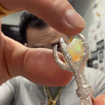 Limited Quantity Free Form Opal Eagle Claw Pendant 71296