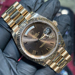 2023 Rolex Day-Date 40mm | 18K Everose Gold | Chocolate Roman Dial 71843