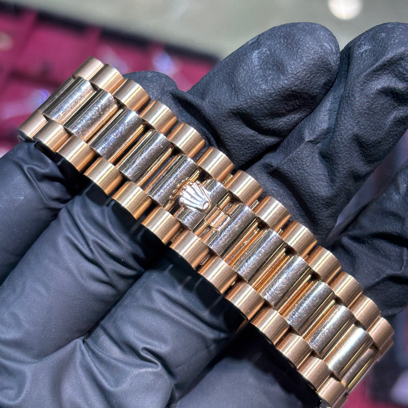 2023 Rolex Day-Date 40mm | 18K Everose Gold | Chocolate Roman Dial 71843