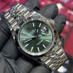 2026 Rolex Datejust 41mm | Mint Green Stick Dial | Oystersteel