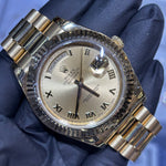 2010 Rolex Day-Date II 41mm | 18K Yellow Gold | Champagne Roman Dial