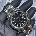 2015 Rolex Datejust II 41mm | Oystersteel | Black Stick Dial