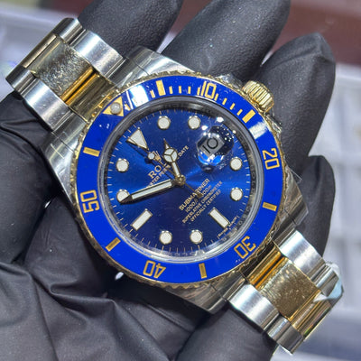 2018 Rolex Submariner Date 40mm | Two Tone Yellow Gold | "Bluesy" Blue Dial
