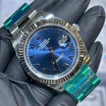2026 Rolex Datejust 41mm | Oystersteel | Blue Roman Dial