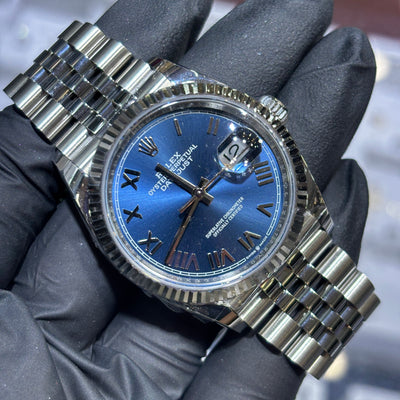 2026 Rolex Datejust 36mm | Oystersteel | Blue Roman Dial