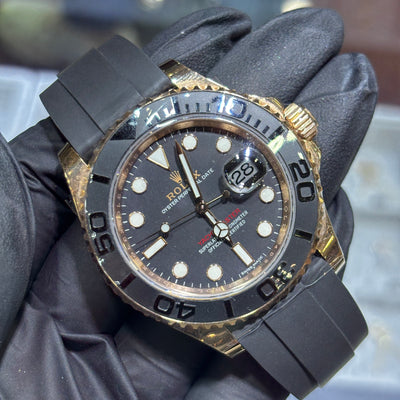 2016 Rolex Yacht-Master 40mm | 18K Everose Gold | Black Dial