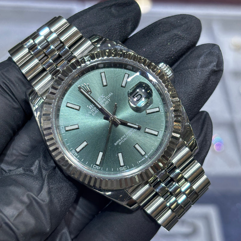 2023 Rolex Datejust 41mm | Oystersteel | Mint Green Stick Dial, photo 1 of 2